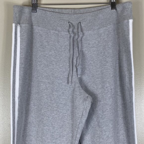 New York & Company Gray Side Stripe Drawstring Pants - Picture 2 of 4